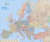 Kodowa mapa ścienna Europy z kodami pocztowymi