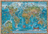 Wspaniała  edukacyjna mapa ścienna dla dzieci wodoodporna i laminowana [138cmx98 cm]